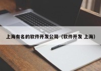 上海有名的软件开发公司（软件开发 上海）