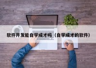 软件开发能自学成才吗（自学成才的软件）